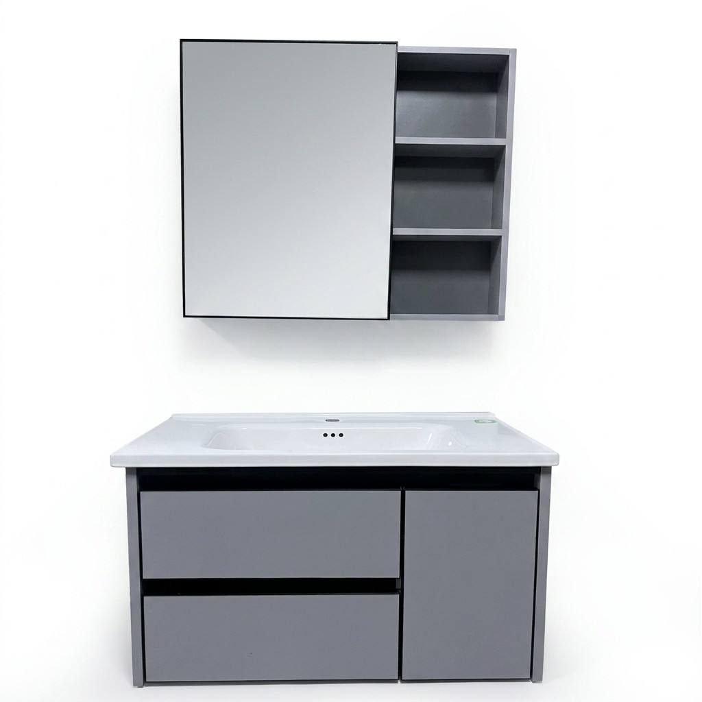Home Living Bathroom Vanity - Современный экологичный настенный шкаф для ванной