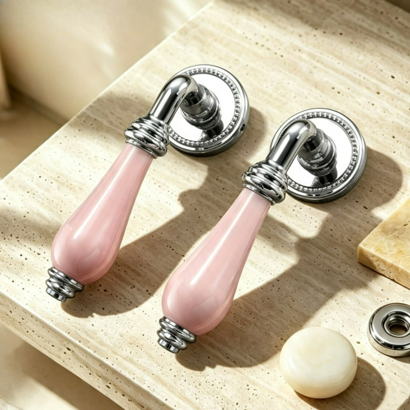 Home Bathroom Lock - Французский стиль, легкая роскошь, ручка для
