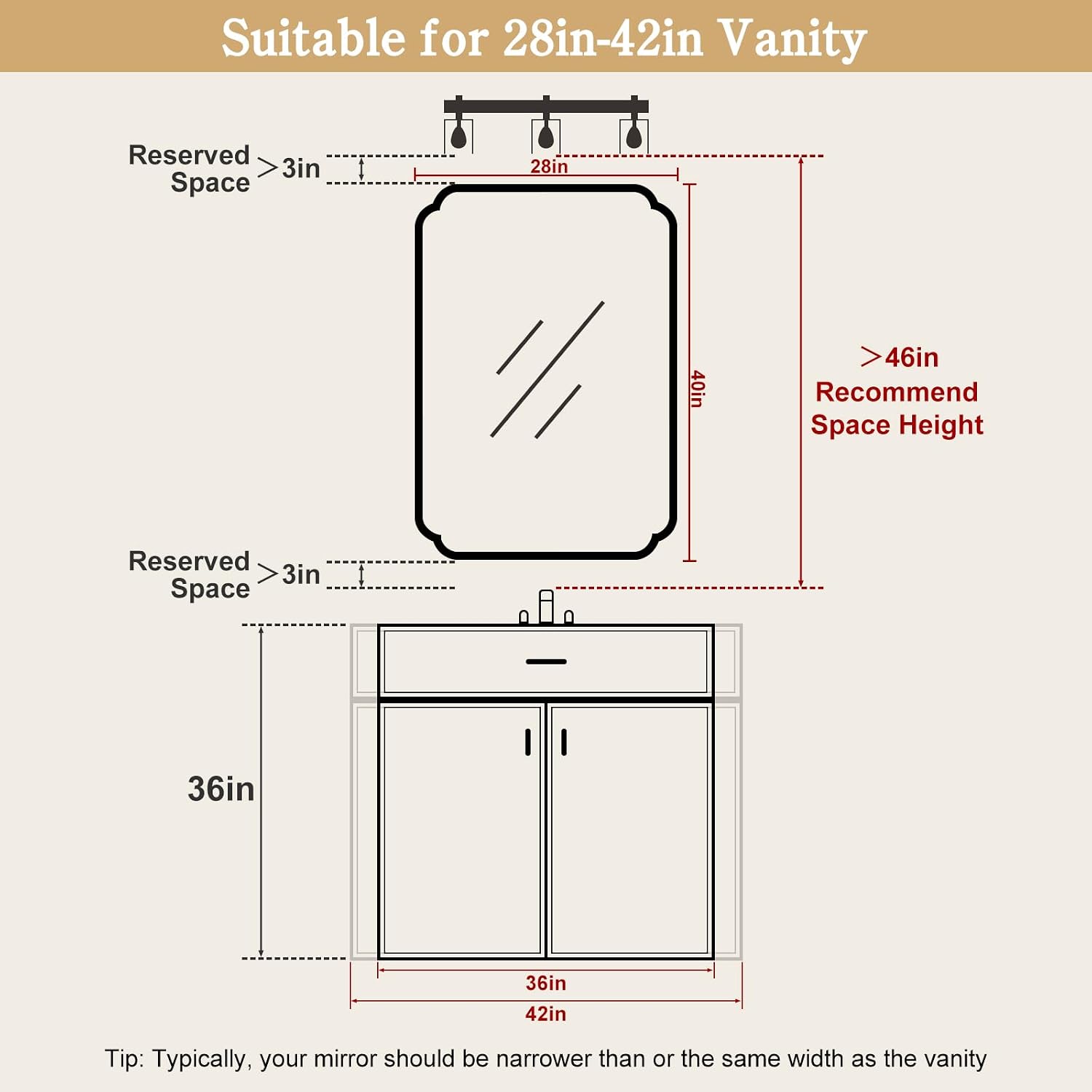 Зеркало для ванной комнаты из  – обзор и цена Home Living Bathroom Vanity