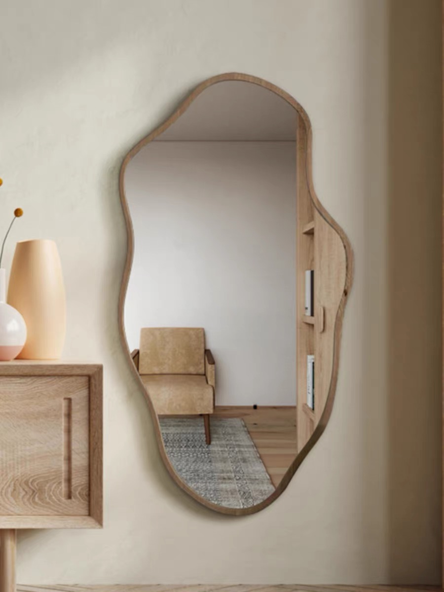 Асимметричное деревянное насте – обзор и цена Home Bathroom Mirror