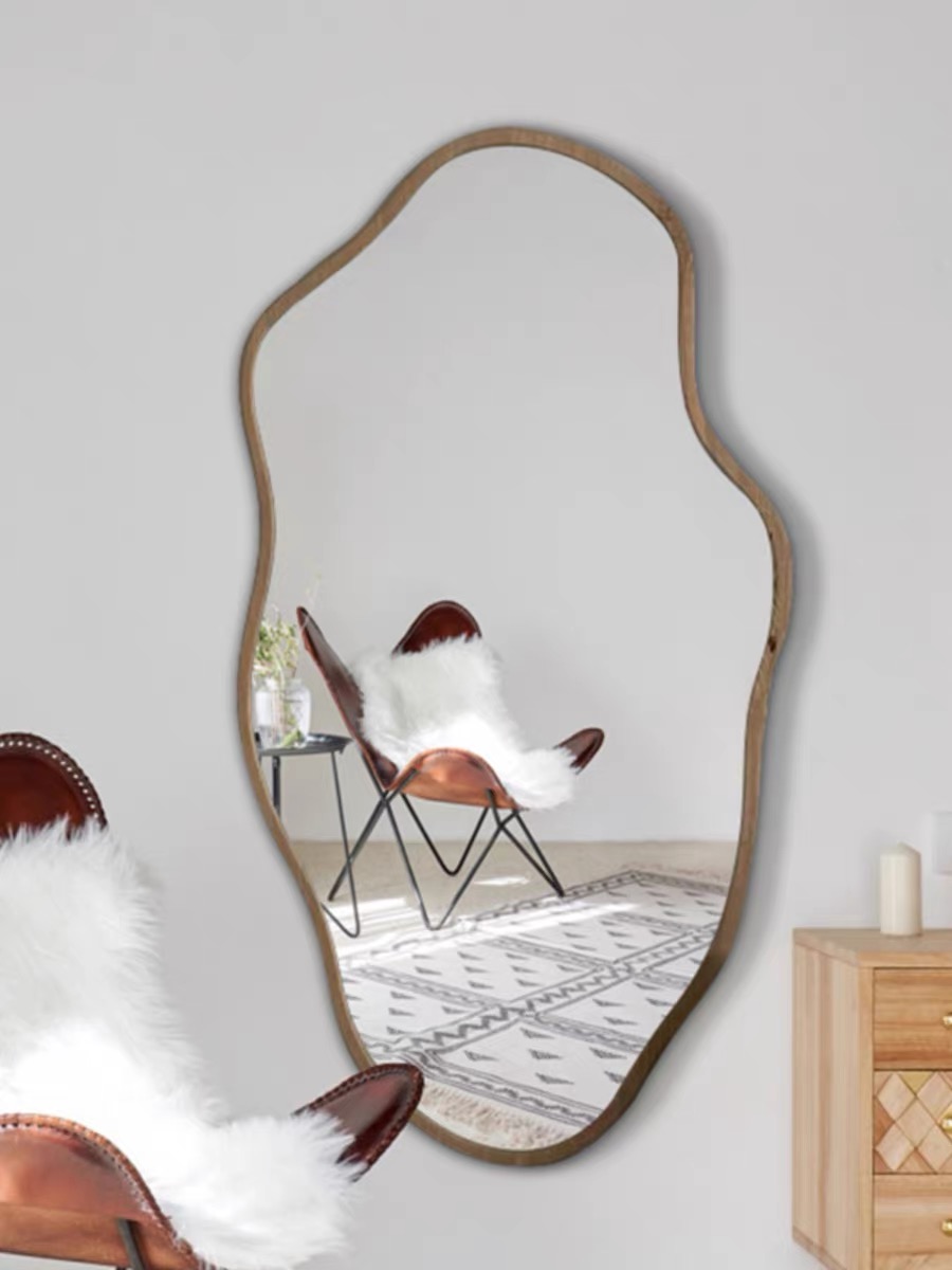 Асимметричное деревянное насте – обзор и цена Home Bathroom Mirror