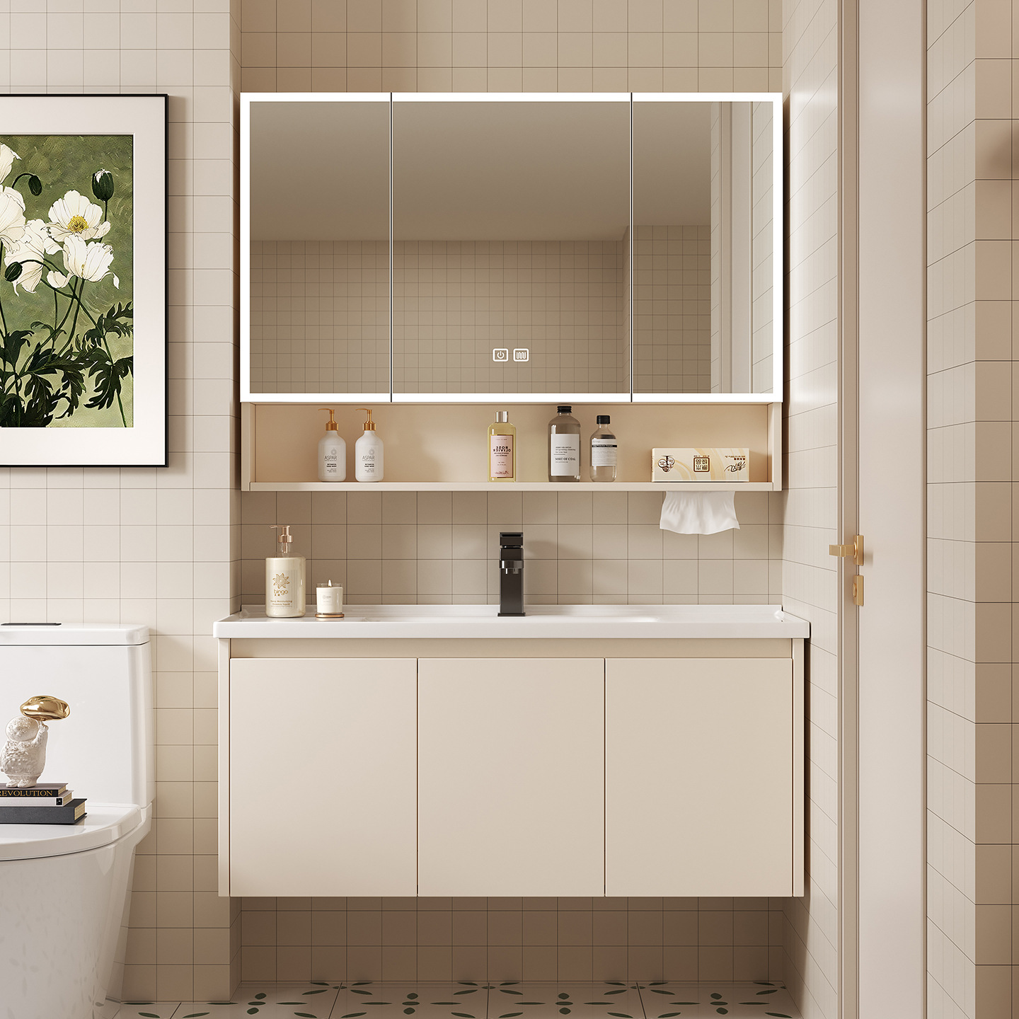 Умный настенный зеркальный шка – обзор и цена Home Bathroom Mirror