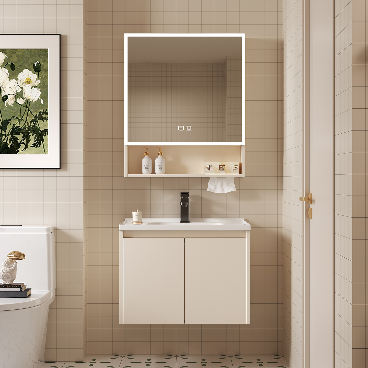 Умный настенный зеркальный шка – обзор и цена Home Bathroom Mirror