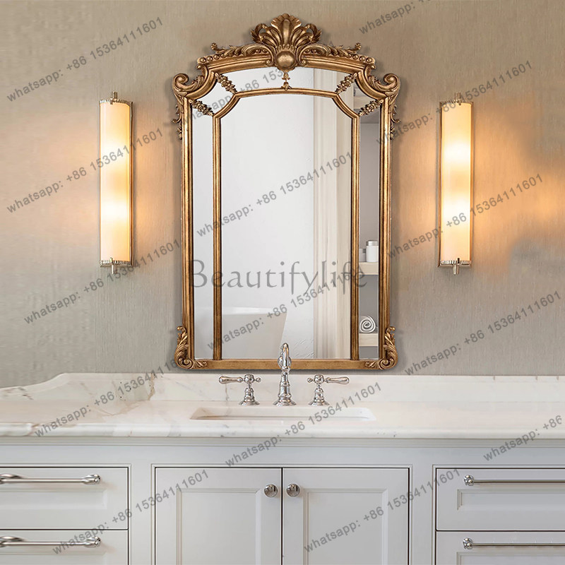 XX. Зеркало в европейском стил – обзор и цена Home Living Bathroom Vanity