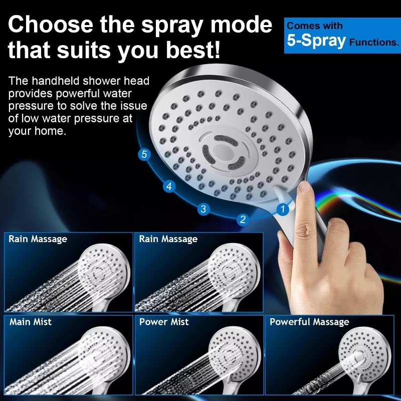 Комплект душевой системы из не – обзор и цена Shower Head Rain