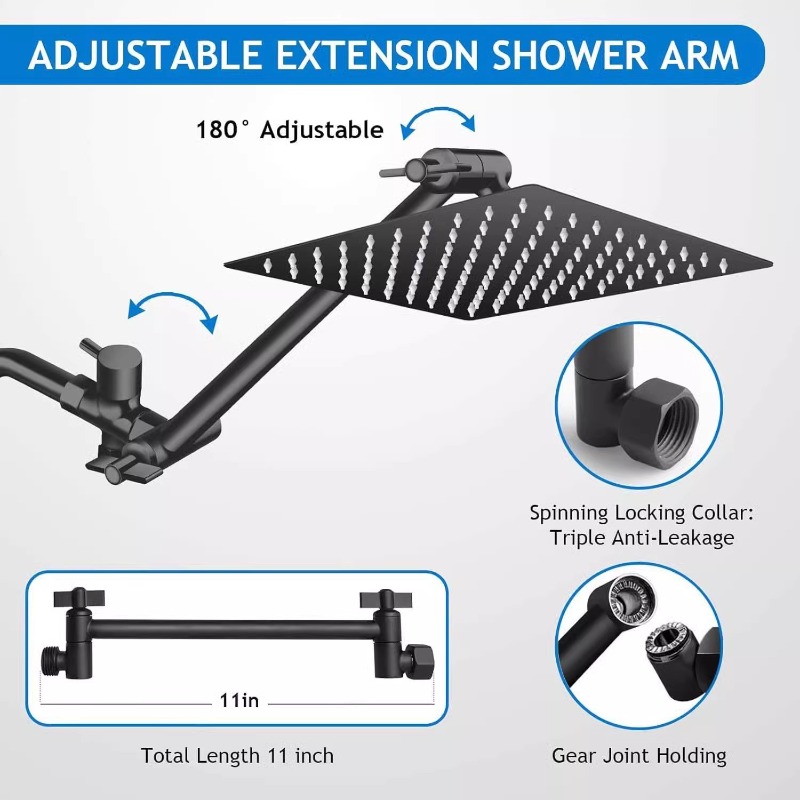 Комплект душевой системы из не – обзор и цена Shower Head Rain