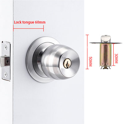 Нержавеющая сталь, золотой кру – обзор и цена Home Bathroom Lock