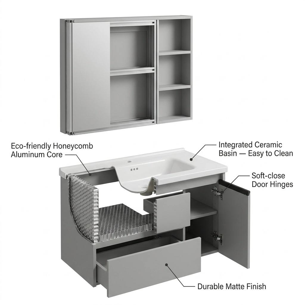 Современный экологичный настен – обзор и цена Home Living Bathroom Vanity